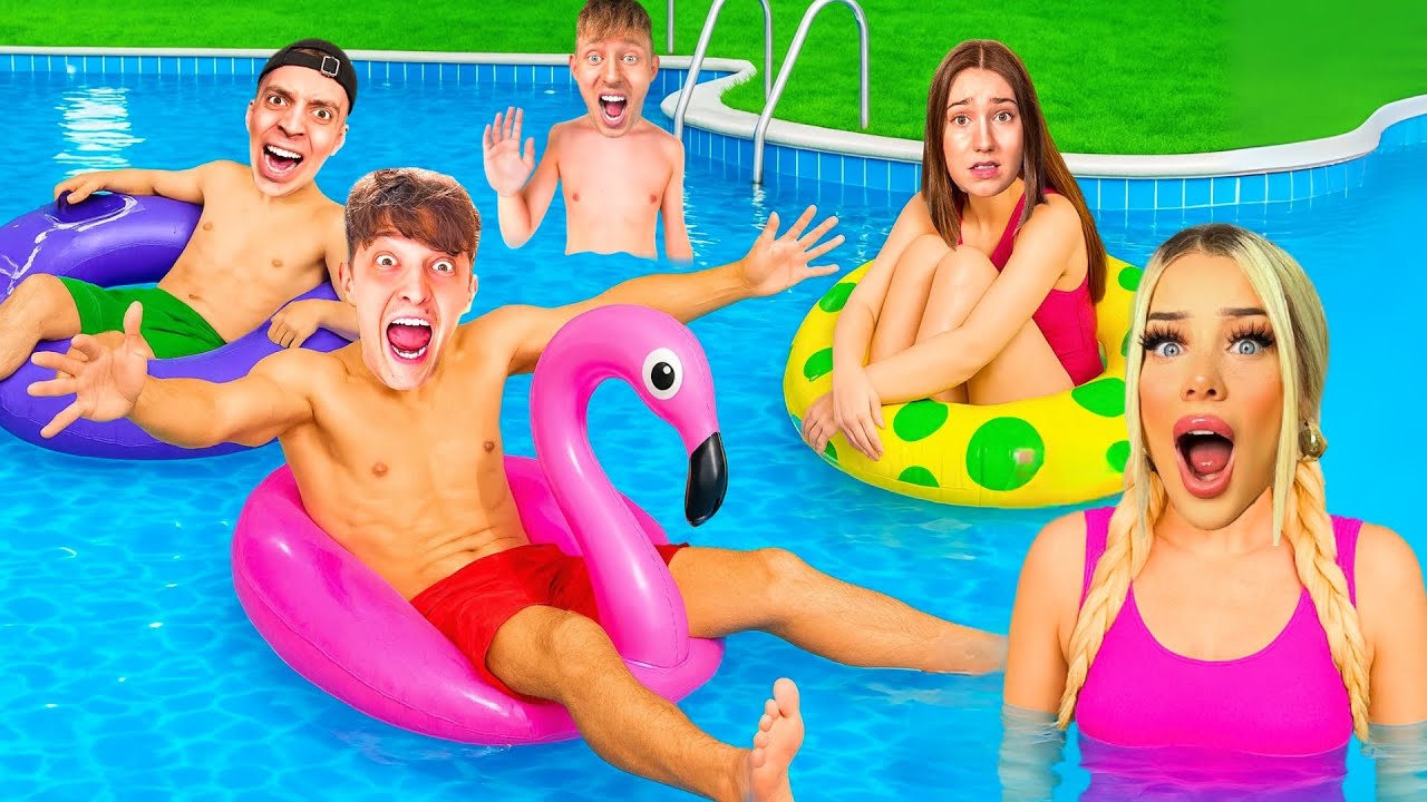 WER zuletzt den POOL VERLÄSST bekommt 10.000€ 😳