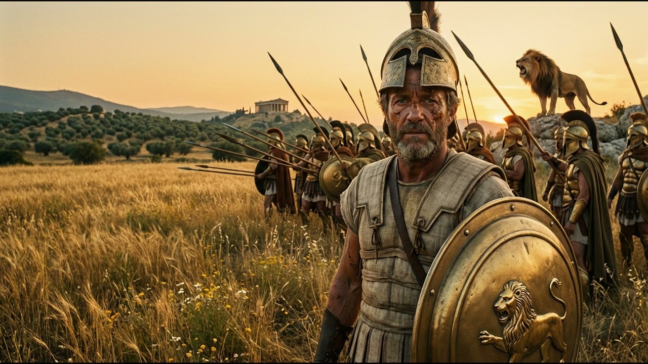 ⚔️ Ancient Greek Athena War Anthem: Λέοντες τοῦ Χρυσοῦ Λειμῶνος | Epic Hoplite Battle Hymn