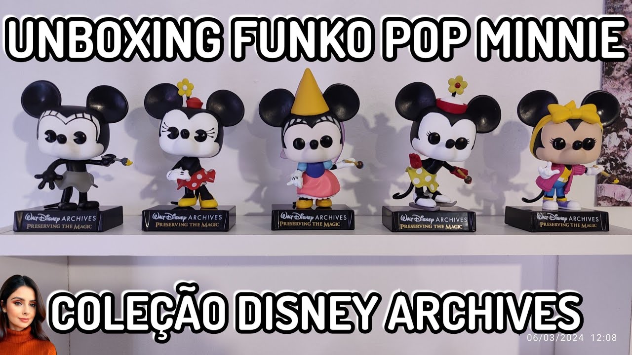 Unboxing Funko Pops Minnie Coleção Disney Archives