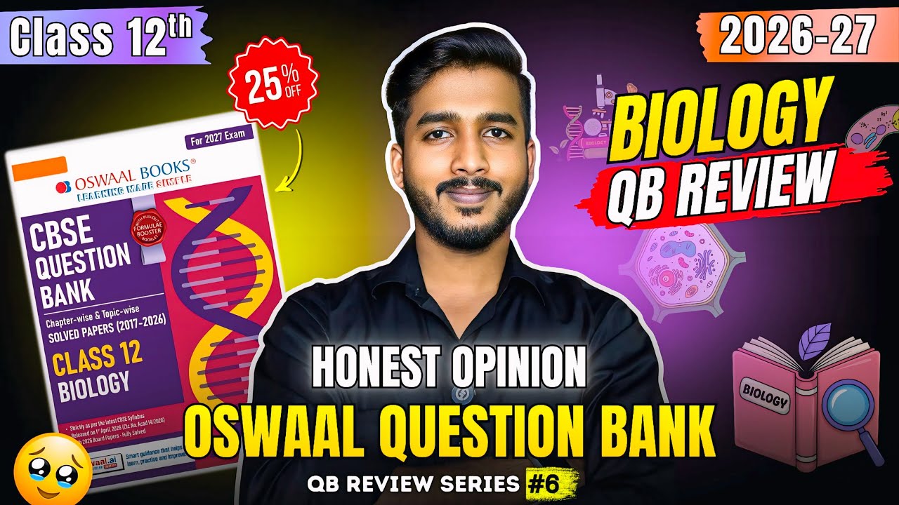 Oswaal Question Bank Class 12 Biology 2026-27 Review | Best Biology Book for CBSE 2027?