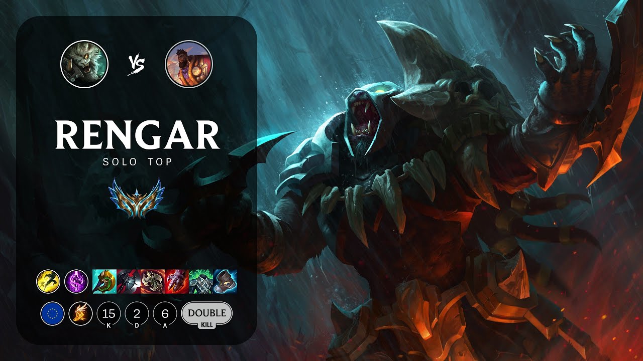 Rengar Top vs K'Sante - EUW Challenger Patch 13.19