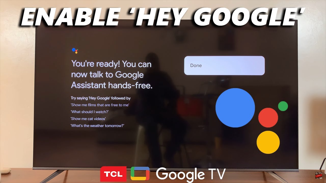 Как включить голосовой помощник «Окей, Google» на TCL Google TV