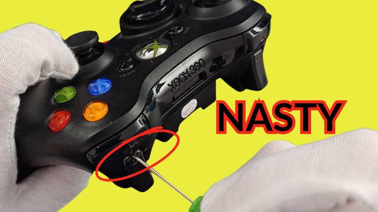 Intensely Satisfying Asmr Cleaning Of An Xbox 360 Controller