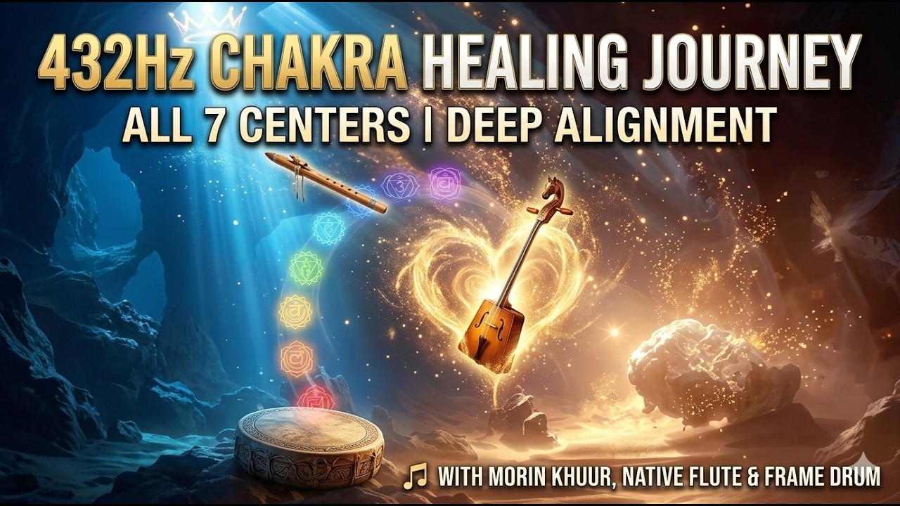 7 Chakras 45-Minute Reiki Meditation | 432Hz | Full Body Energy Healing