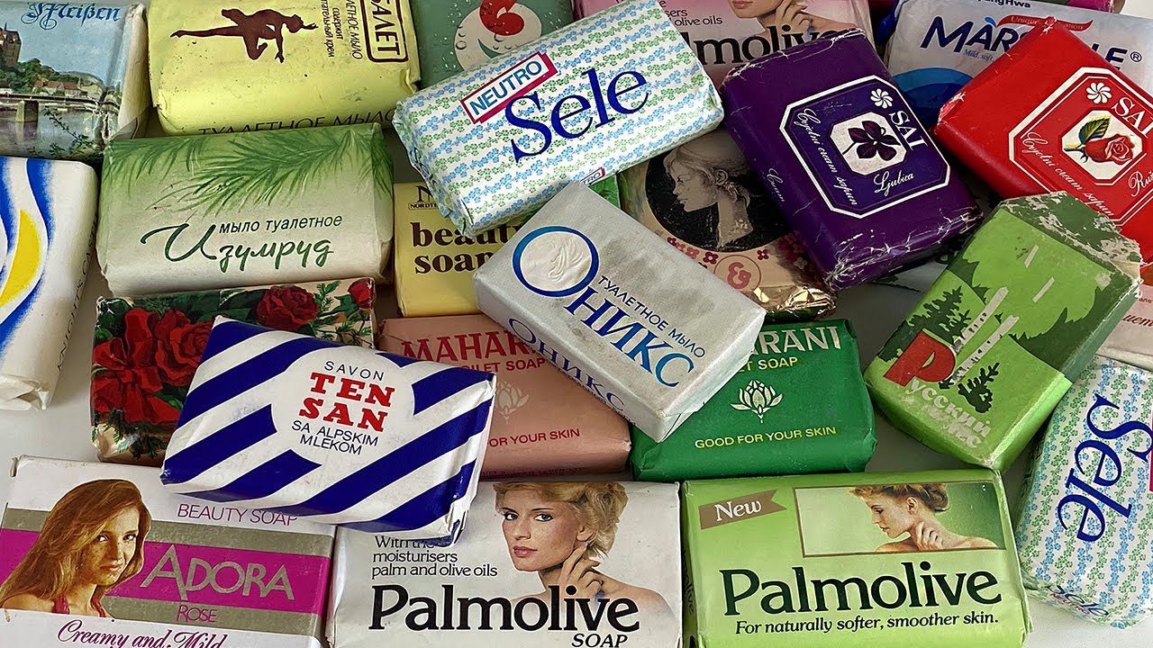 Retro Soap Unpacking #2 🧼📦 ASMR No Talking. Распаковка ретро мыла. Мыло СССР.  Satisfying video