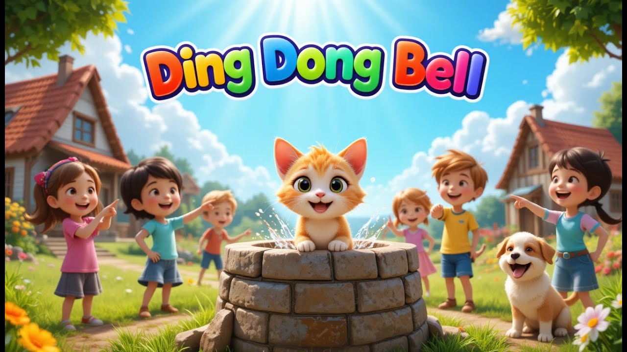 Ding Dong Bell Song | Nursery Rhymes & Kids Songs | Panda World