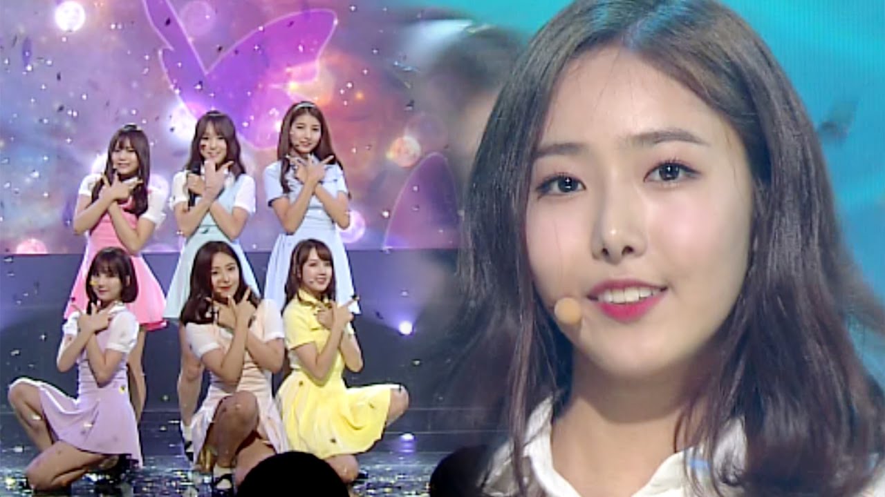 "Захватывающий" GFRIEND (девушка) - NAVILLERA (ты и я) @ популярный Inkigayo 20160814