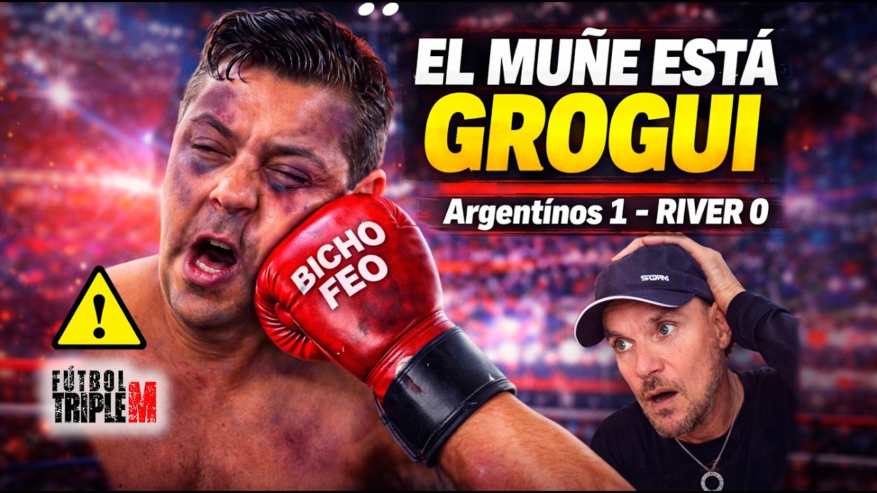 RIVER y EL MUÑE están GROGUIS - ARGENTINOS 1 - 0 RIVER #river
