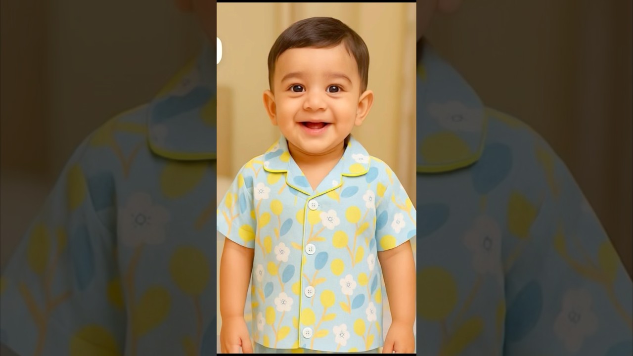 Baby night suit cutting & stiching #status #youtubeshorts #trending #stitch