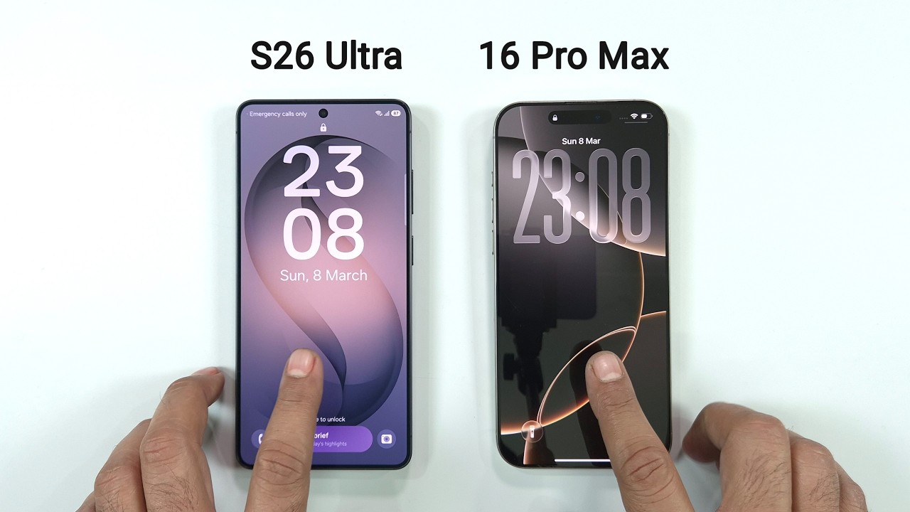 Samsung Galaxy S26 Ultra vs iPhone 16 Pro Max - Speed Test