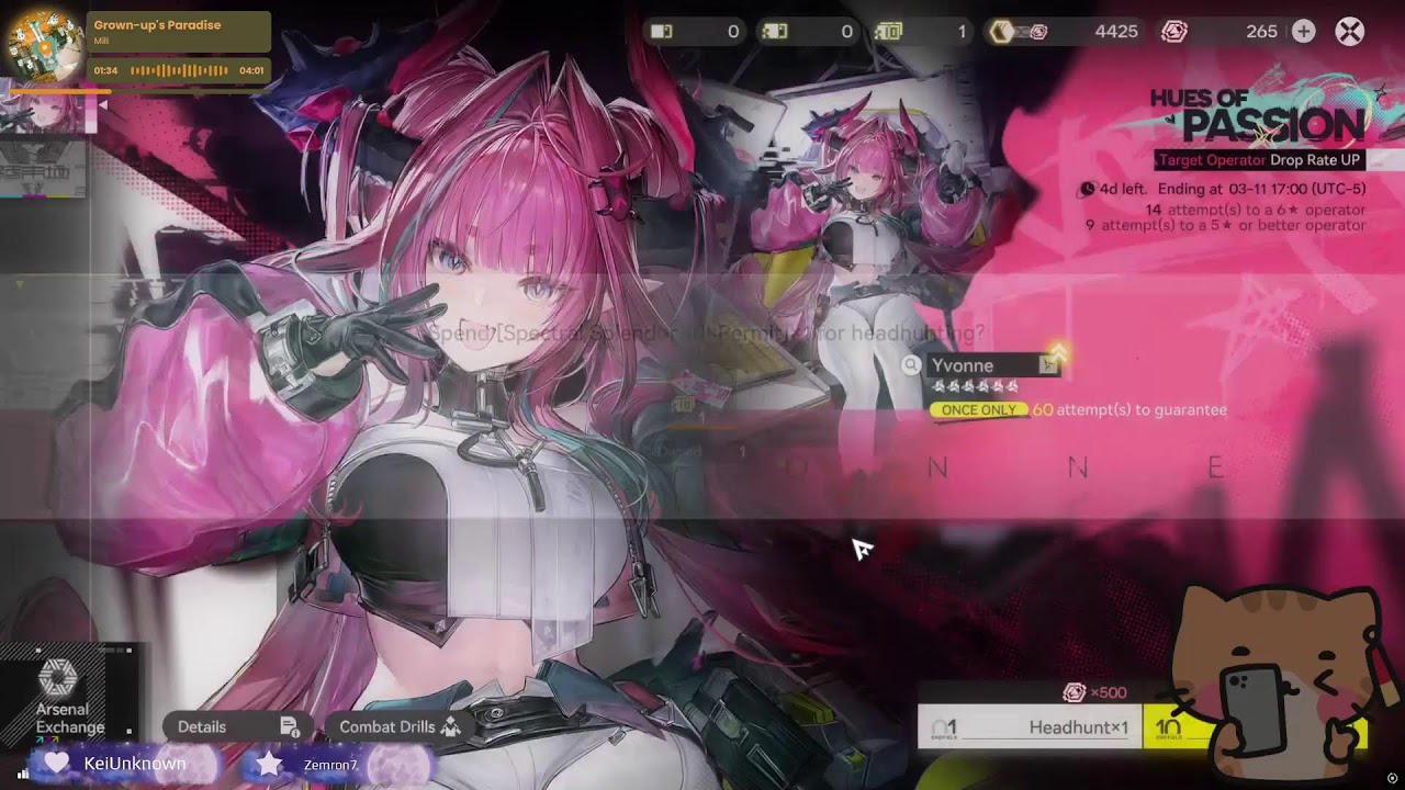 arknights gacha time!