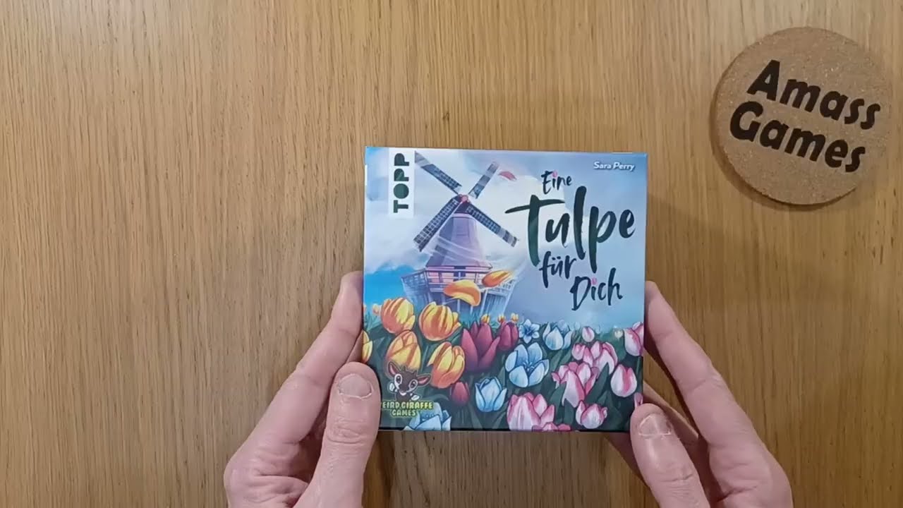 Как играть в настольную игру Gift of Tulips TOPP AmassGames подарочные карты игры Голландский Аме...