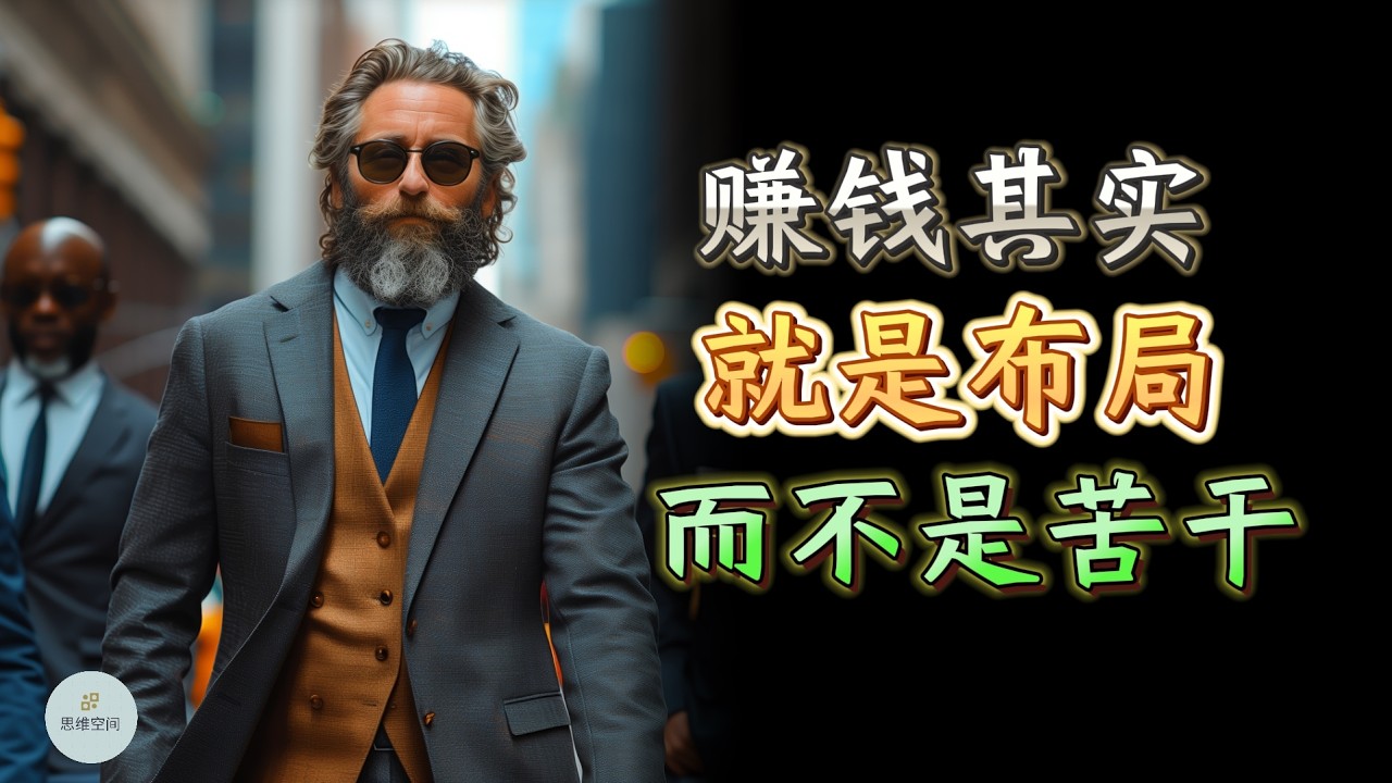 赚钱其实就是布局，而不是苦干 |  思维空间 0505 |  2025