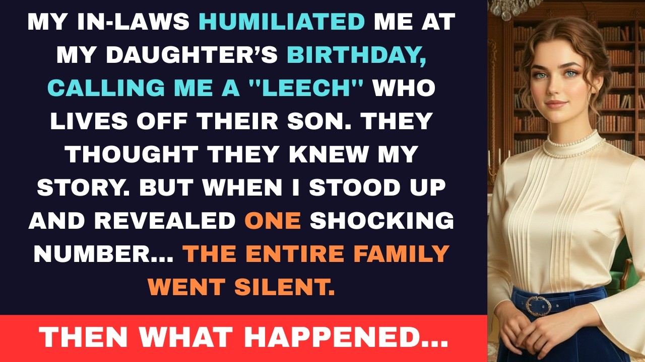 At My Daughter’s Birthday, My In-Laws Called Me a “Leech” — Until I Say Something…