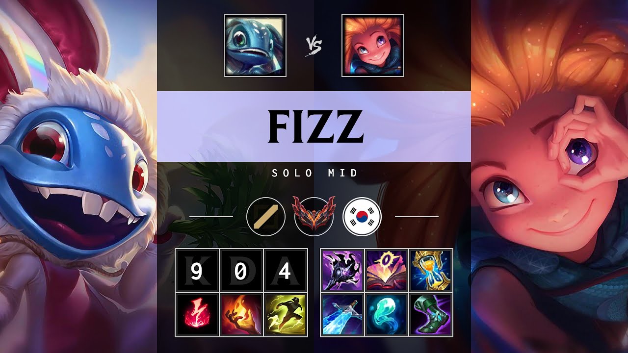 Fizz Mid vs Zoe - KR Grandmaster Patch 25.12
