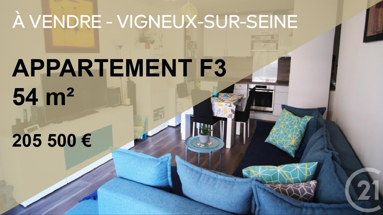 Appartement F3 54 m² à vendre - Vigneux-sur-Seine