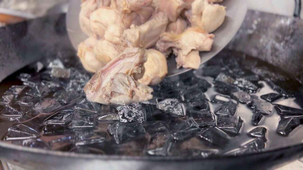 中華料理店のまかない調理動画を見たらお腹が減るらしい。【白切鶏】 Bai che ji