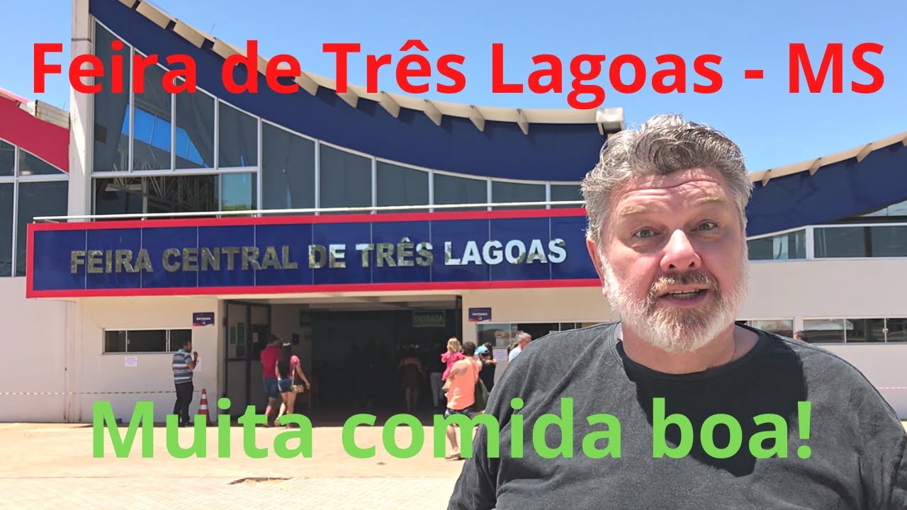 Feira Central de Três Lagoas MS - Produtos e comidas regionais desse Estado maravilhoso.