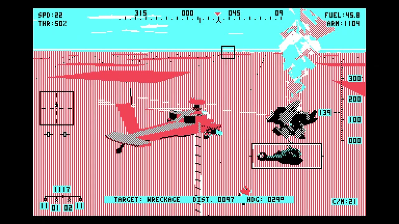 Thunder Helix - Crash Resue (CGA mode)