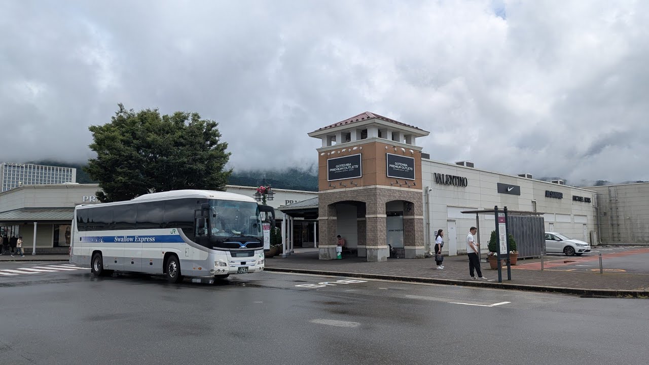 【このバス会社のメイン担当だった？】御殿場アウトレット13号（JRバステック担当）御殿場プレミアム・アウトレットゆき　御殿場ﾌﾟﾚﾐｱﾑ·ｱｳﾄﾚｯﾄ到着放送