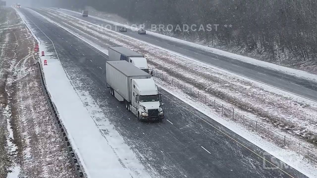 01-31-2026 Sulphur Springs, AL - Heavy Snow - Drone