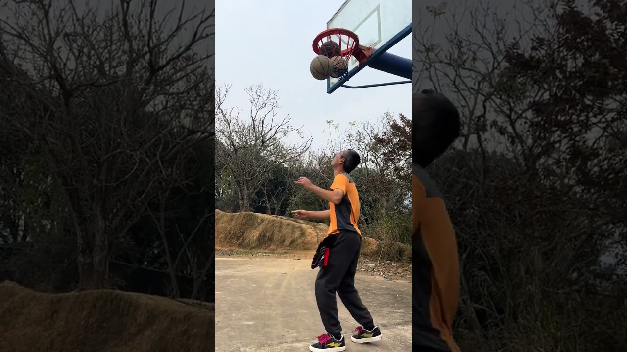 Hot-blooded football and hot-blooded basketball came to play at a Guangxi stadium called Mishand