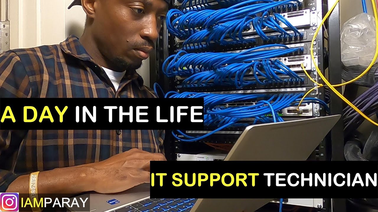 a day in the life of an IT Support Technician - Living in London