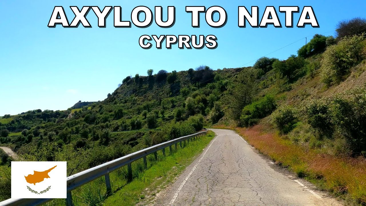 DRIVING from AXYLOU VILLAGE to NATA VILLAGE in CYPRUS 4K (60fps)