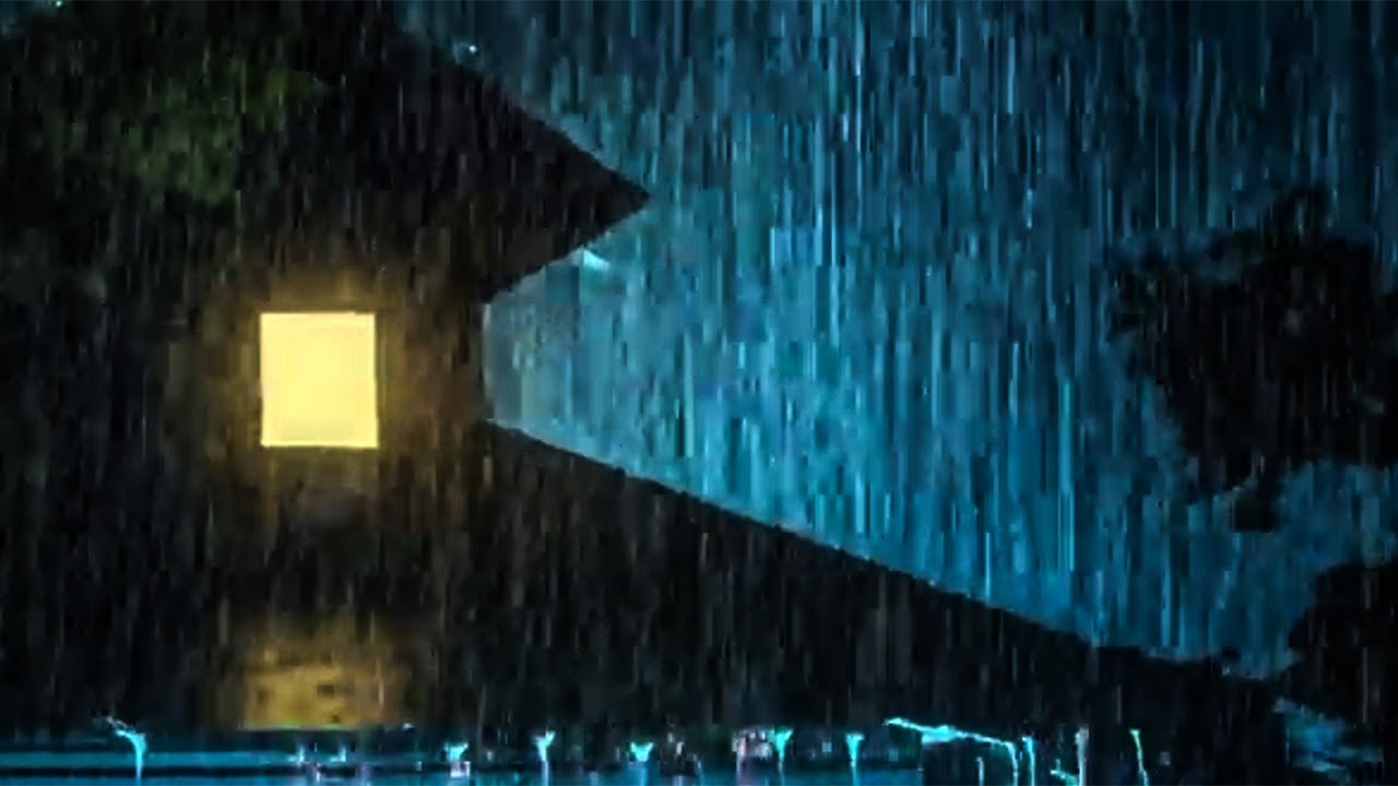Soothing Rain & Thunder Sounds for Sleep | Heavy Rain & Thunder at Night