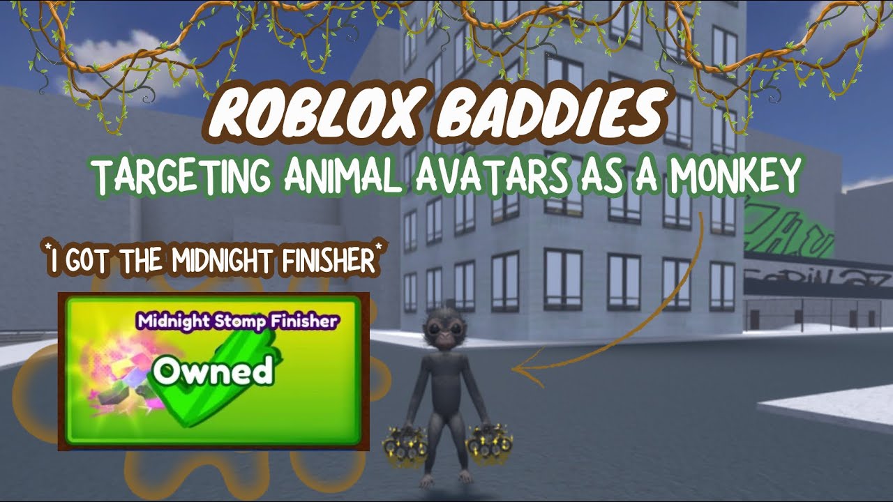 ⭑.ᐟ ROBLOX BADDIES monkey targets animal avatars ONLY .ᐟ⭑