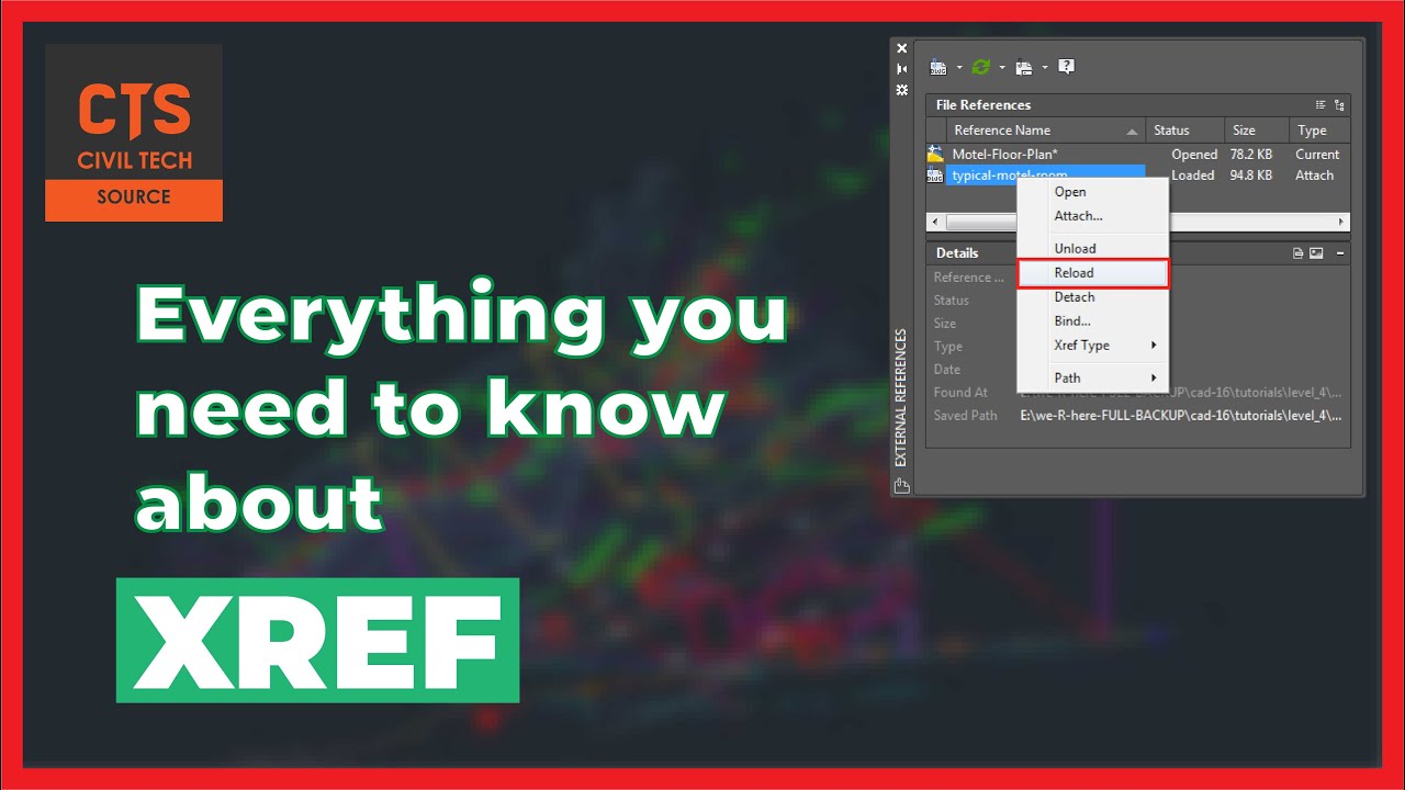 Учебное пособие по AutoCAD Xref (2021) — все, что вам нужно знать за 5 минут!