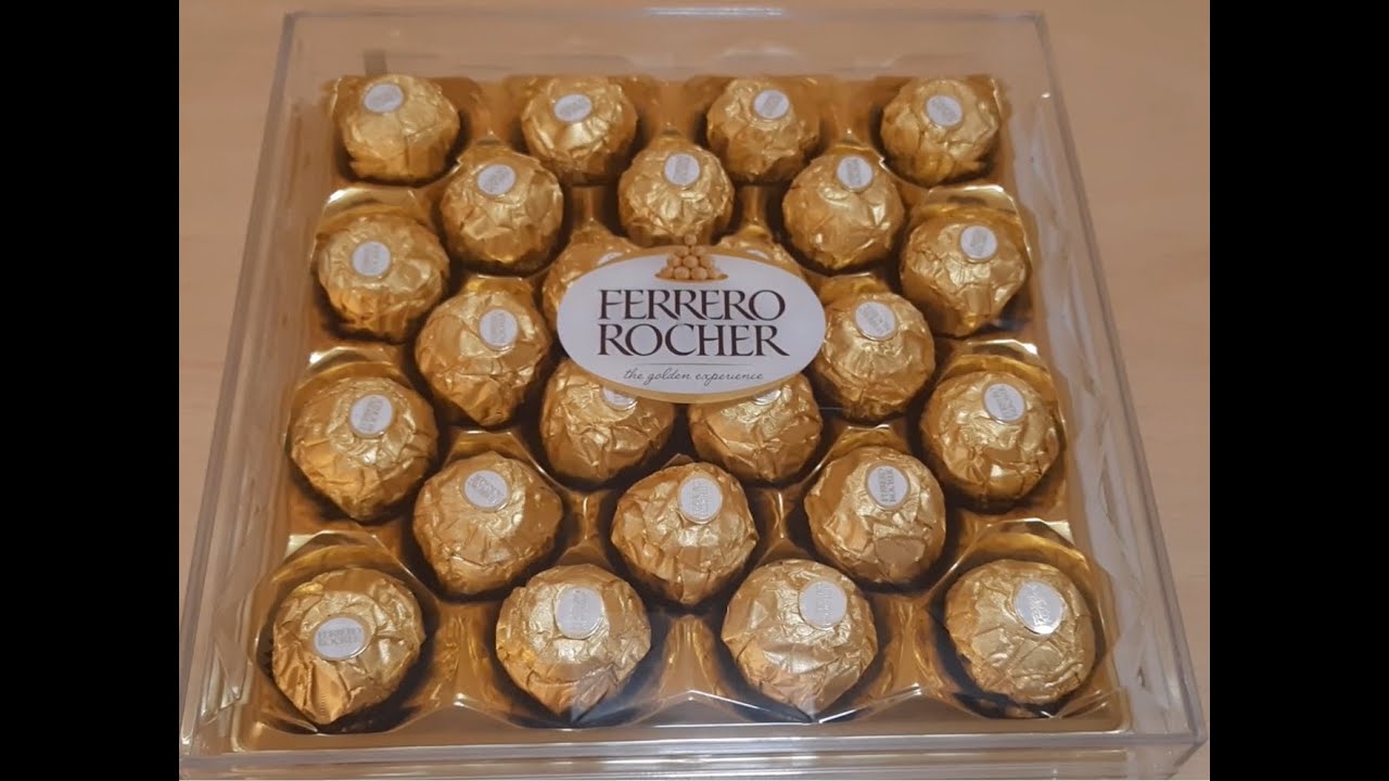 Ferrero Rocher chocolate Unboxing | Ferrero Rocher 24 piece box | Royal Ferrero Review | #ferrero