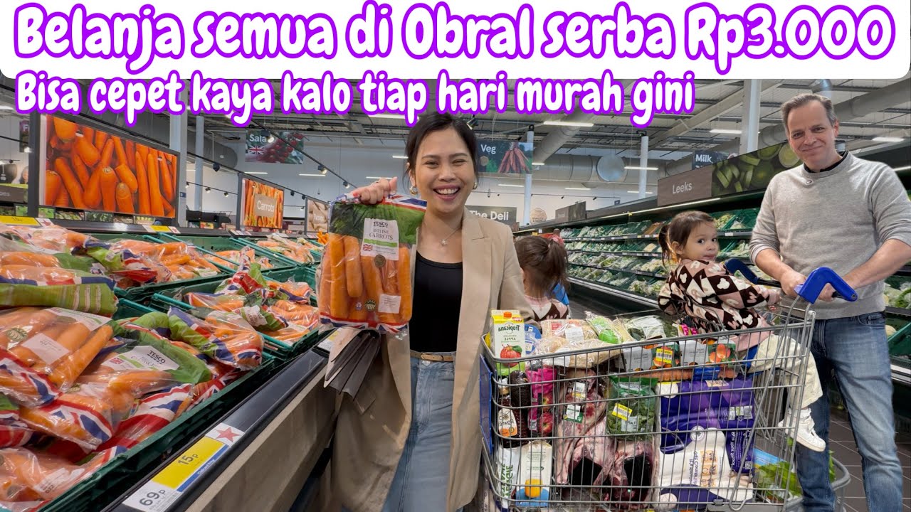 BELANJA SEMUA DI OBRAL SERBA 3RIBU RUPIAH || BISA CEPET KAYA KALO TIAP HARI MURAH GINI 😂