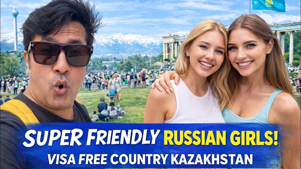 Super Friendly Russian Girls of Almaty Kazakhstan 🇰🇿 | Visa Free Country for Indians | Almaty Vlog 