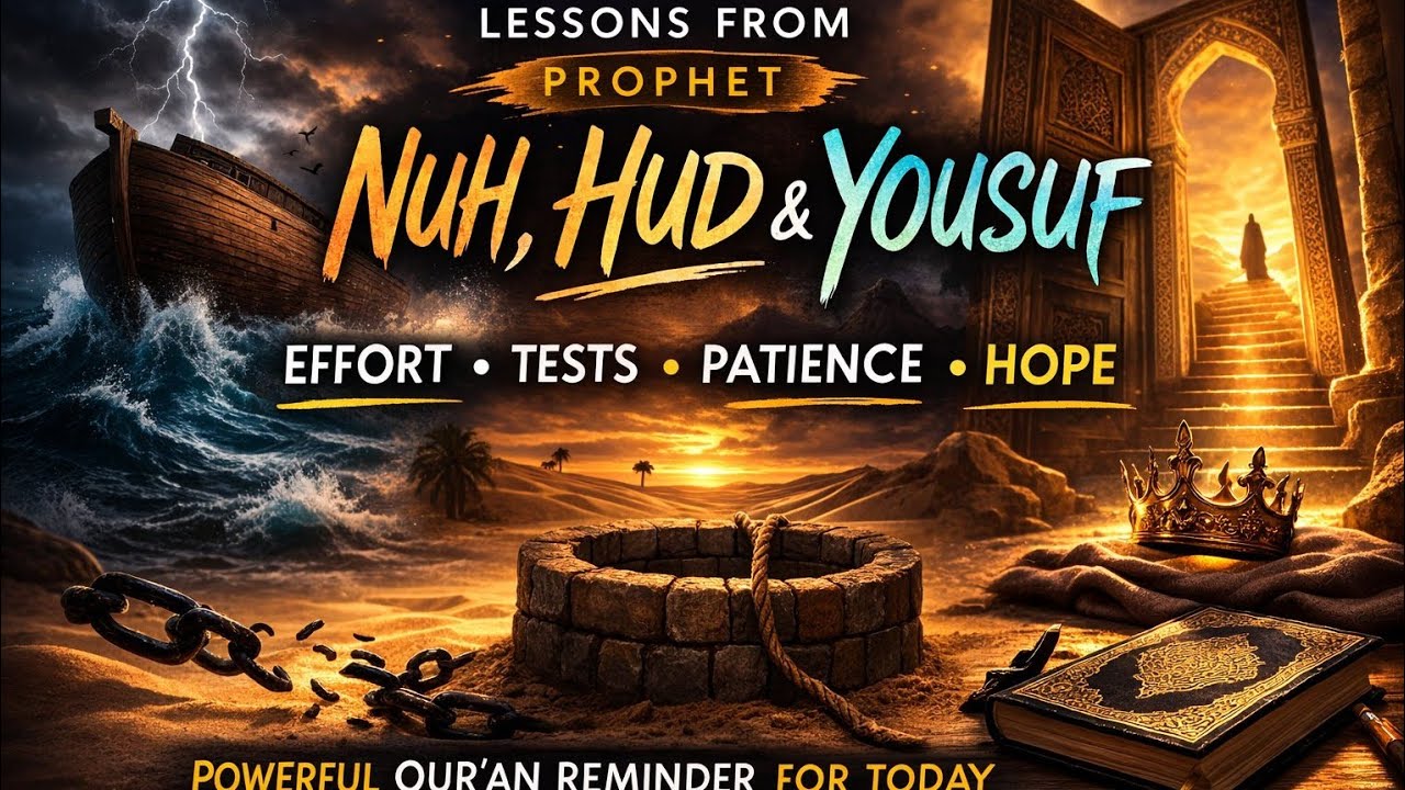 Mocked Like Nūḥ. Powerful Like Hūd. Tested Like Yūsuf