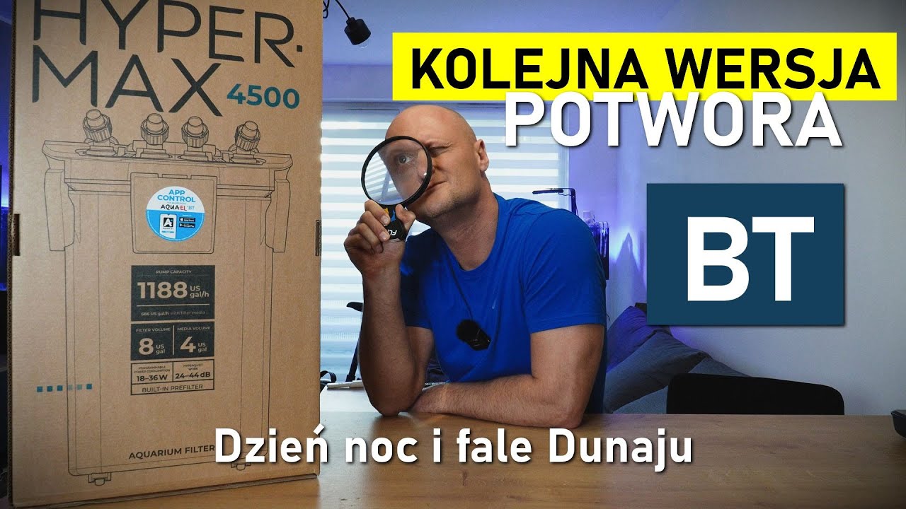 Aquael HyperMax 4500 BT - Filtr zewnętrzny Bluetooth