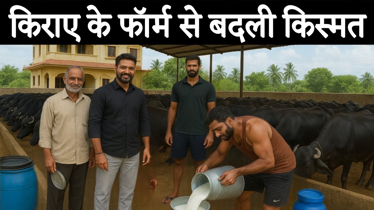 गाँव छोड़ ❌ शहर में घर खेत फॉर्म किराए में लेकर ✔️ Buffalo Dairy Farm से बदली जिंदगी 🤩