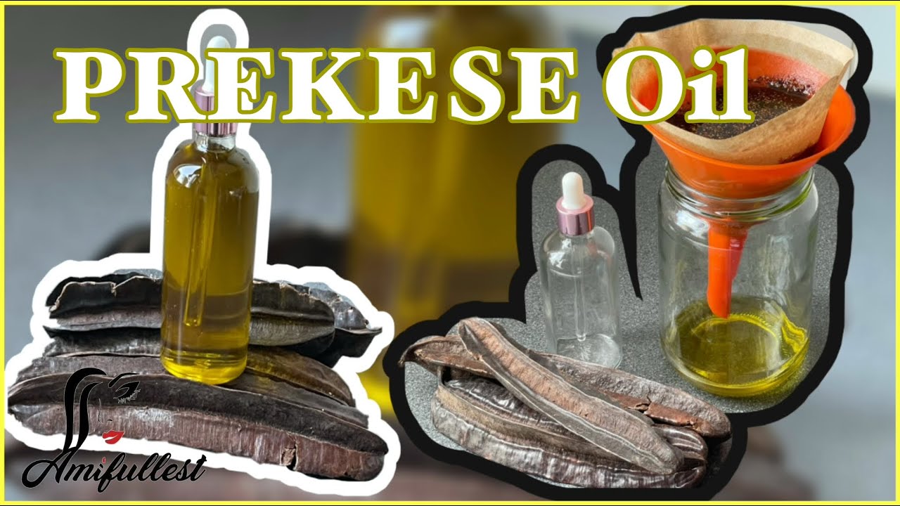 HOW TO Make Hair Growth Oil | tetrapleura for healthy hair growth | PREKESE hair oil | AMIFULLEST