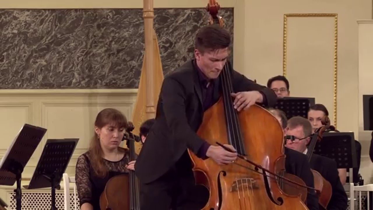 Nino Rota Divertimento Concertante for double bass and orchestra Eugene Ryzhkov 1, 2, 3, 4 mov. LIVE