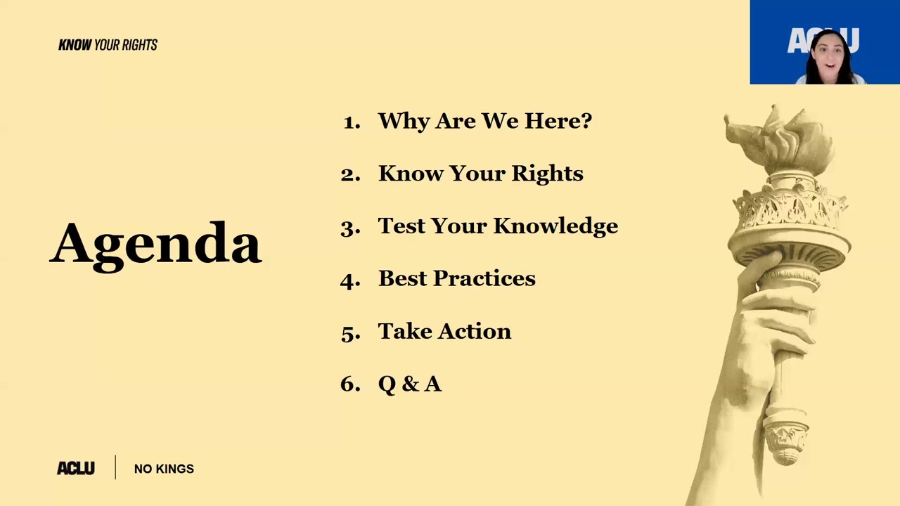 No Kings: Protest Safety, Know Your Rights, & Deescalation - 10/15