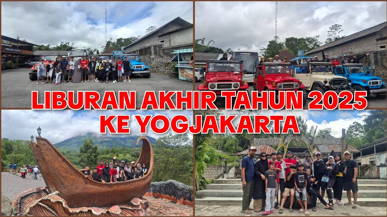 Liburan Akhir Tahun Ke Yogja, Jeep Merapi, Pantai Sadranan, Obelix Sea View, Ayom, Tempo Gelato