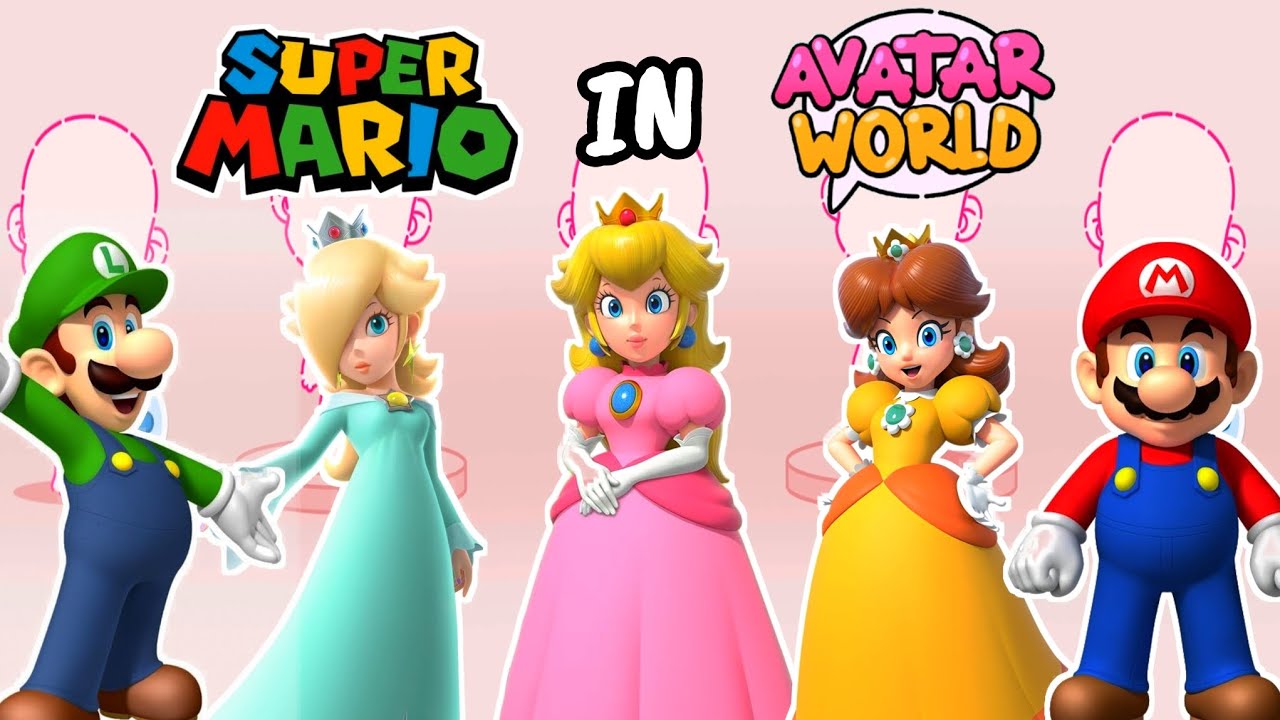 NEW !! ✅SUPER MARIO IN AVATAR WORLD ⭐|| ♥️SUPER MARIO CHARACTER IN AVATAR🎄💫