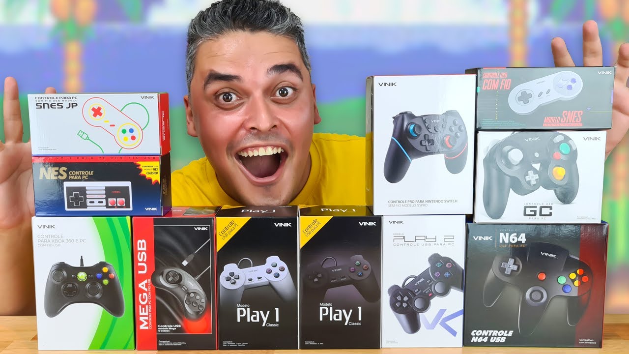 11 Controles de Videogame Antigo para PC