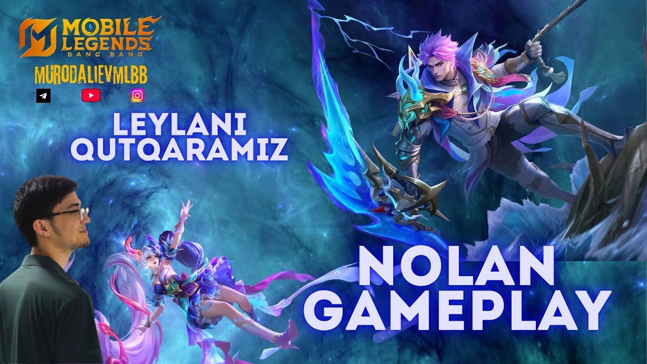 Nolan Gameplay (Leylani Franco qo&rsquo;lidan qutqaramiz) #mlbb 