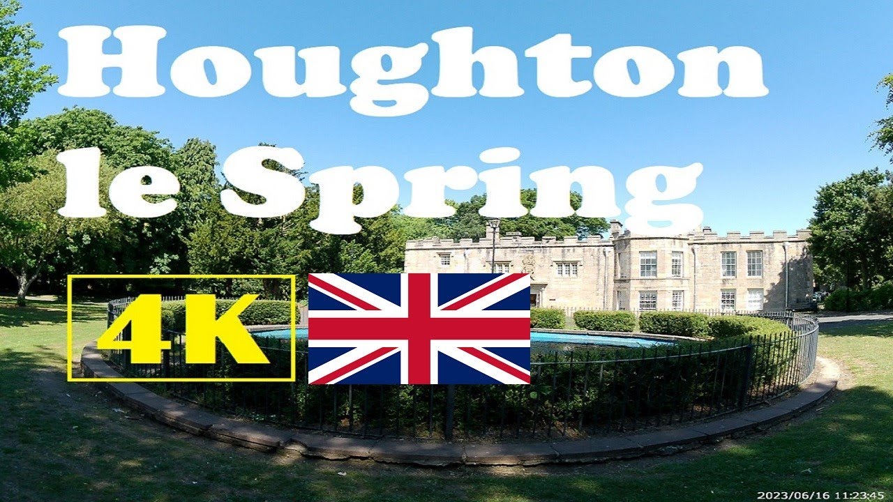 [4K] 60fps Walking in Houghton le Spring 2023