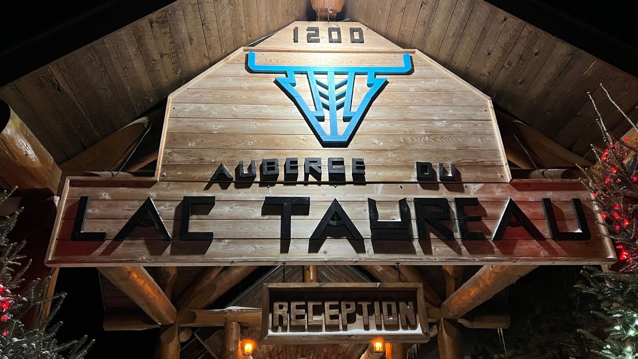 Auberge Lac Taureau 5 resort  with Awesome Skidoo Trails.
