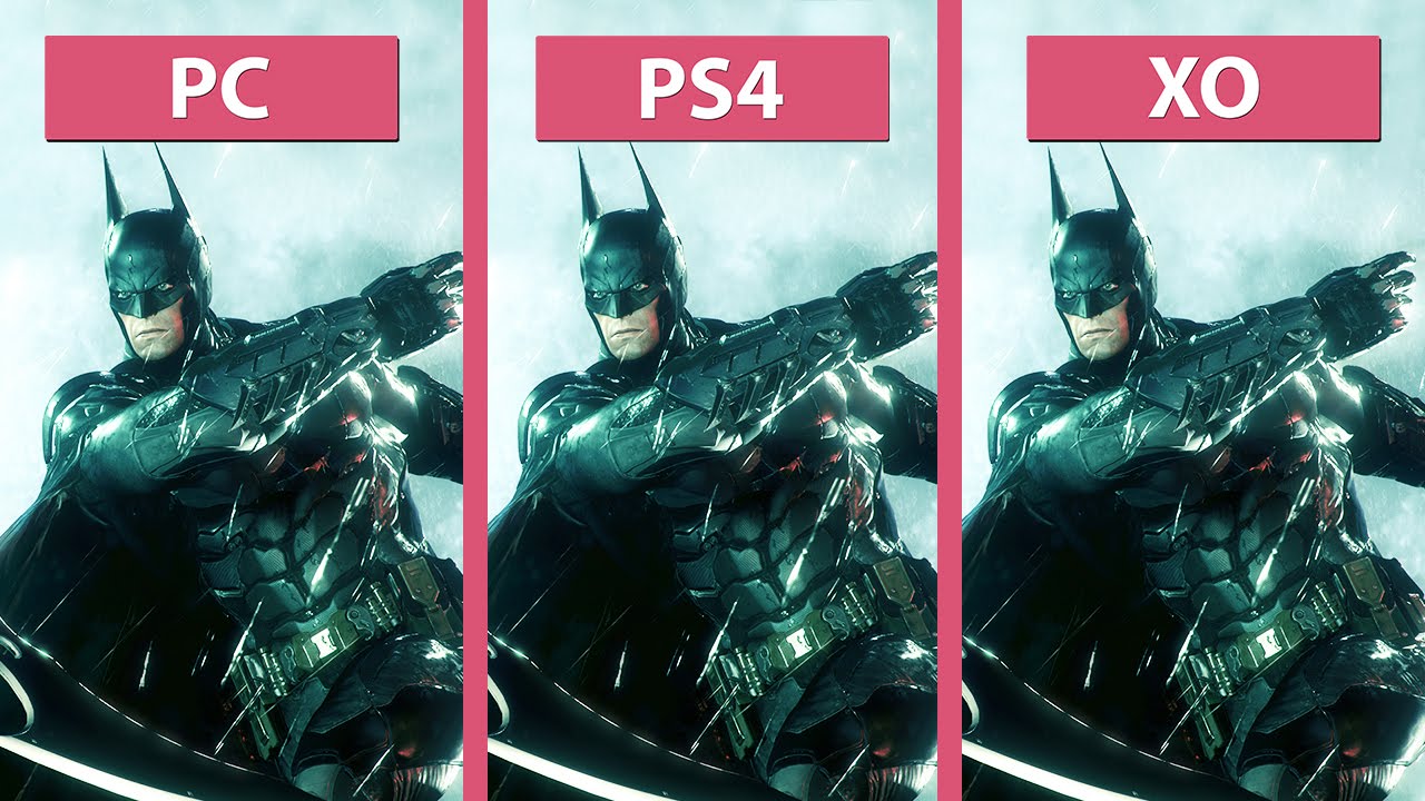 Batman: Arkham Knight – PC vs. PS4 vs. Xbox One Graphics Comparison [60fps][FullHD]