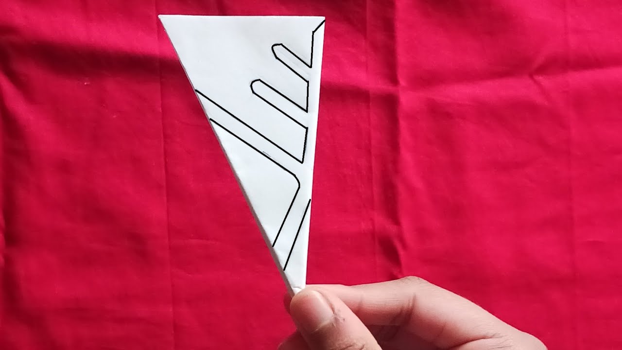 Paper snowflake l How to make Snowflakes out of paper - Christmas decorations