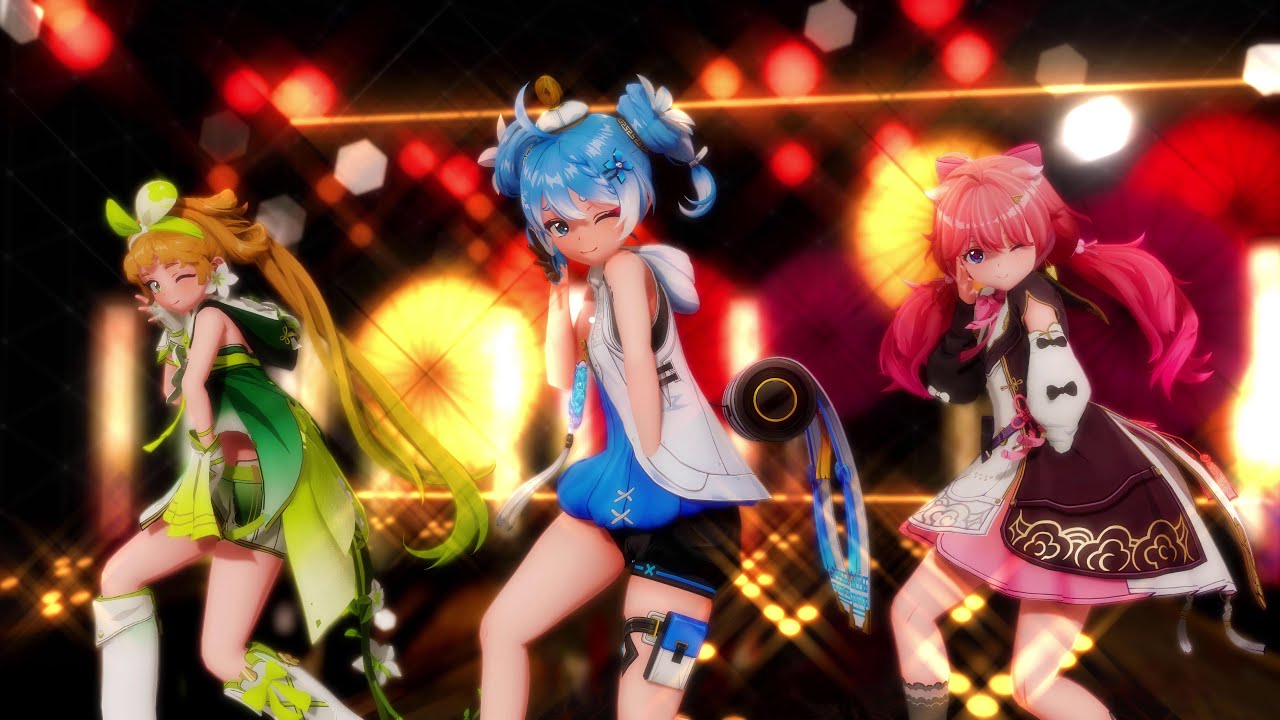 【MMD Wuthering Waves 4K 60FPS】Gee - Youhu, Encore, Verina