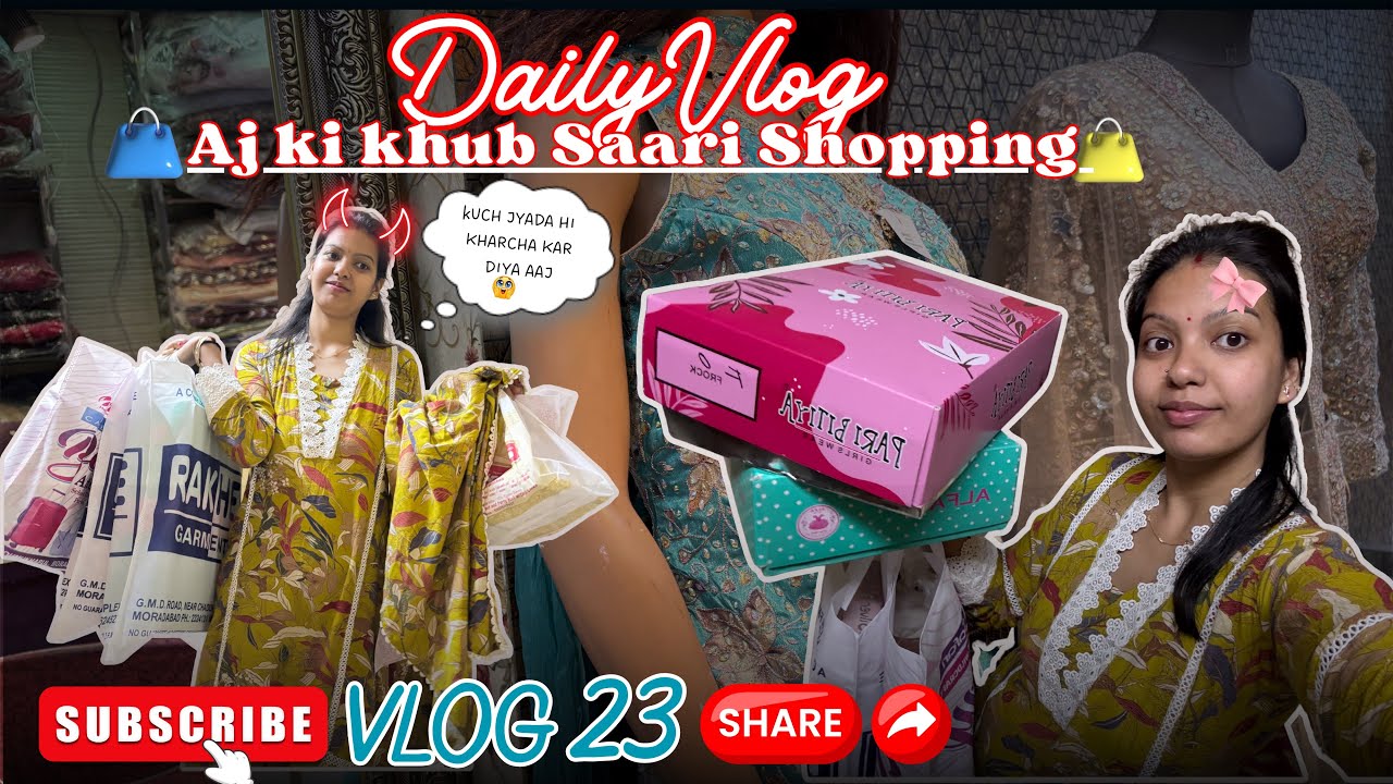 Vlog 24 | Mayka Vibes + Tohfa Wali Shopping for Dost 🛍️ | #viralvideo  @Urbanbuwaari  